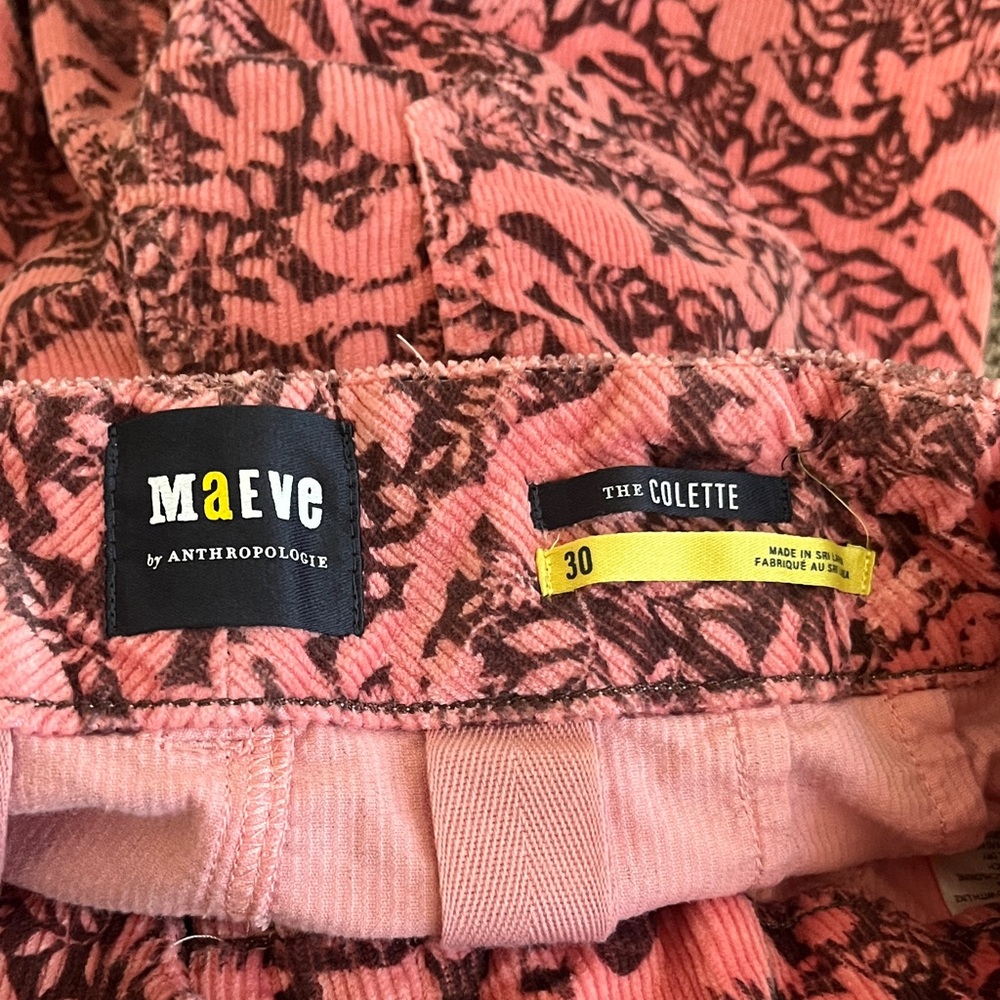 Anthropologie crushed velvet Collette pant - Picture 5 of 5